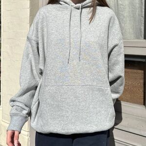 Brandy Melville Gray Christy Hoodie 100% Cotton